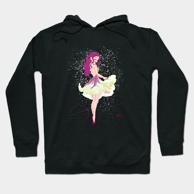 Flower Girl Hoodie by cseguritanart